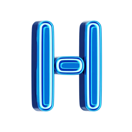 Letra h  3D Icon