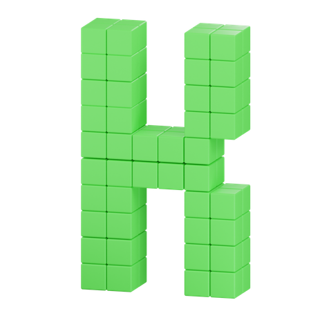 H último  3D Icon