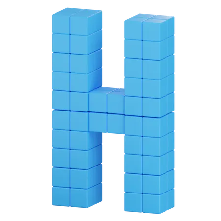 H último  3D Icon