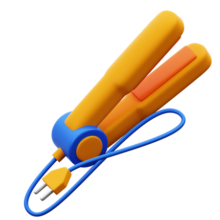 Haarglätter  3D Icon