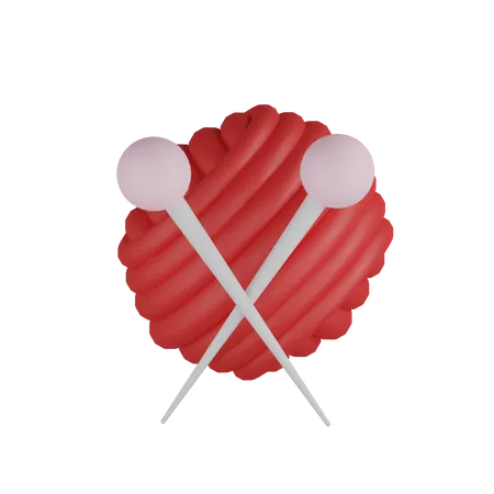 Haarnadel  3D Icon