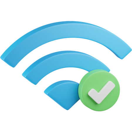 Wi-Fi habilitado  3D Icon