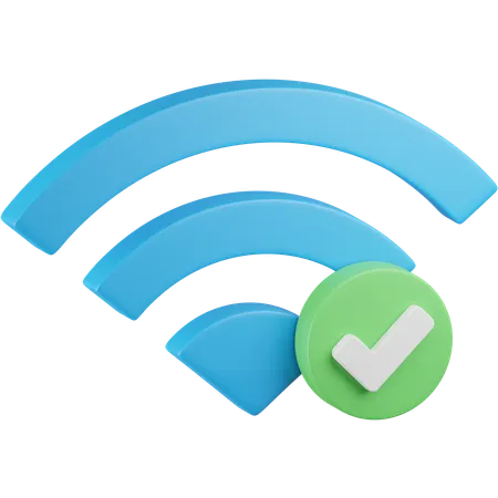 Wi-Fi habilitado  3D Icon