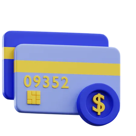 Hacer pago con tarjeta  3D Icon