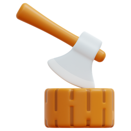 Hacha  3D Icon