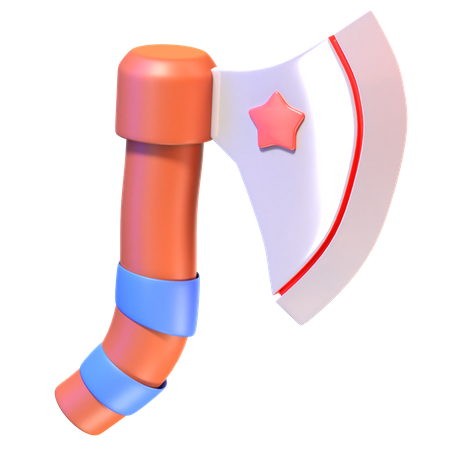 Hacha  3D Icon