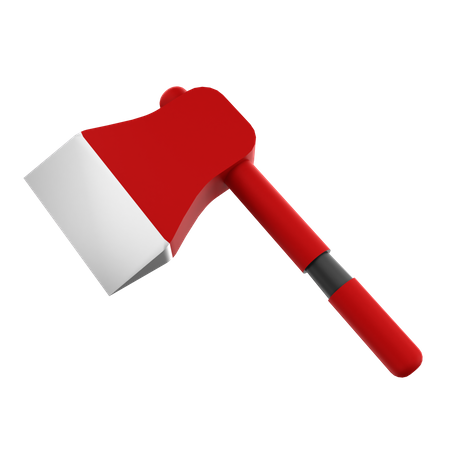 Hacha contra incendios  3D Icon