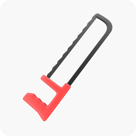 Hack saw  3D Icon