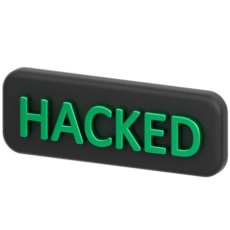 Hacked  3D Icon