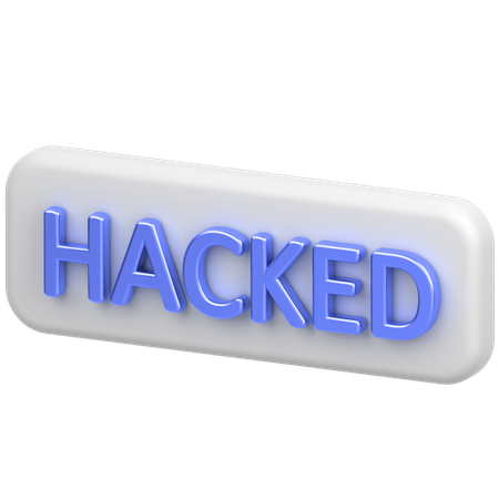 Hacked  3D Icon
