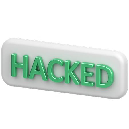 Hacked  3D Icon