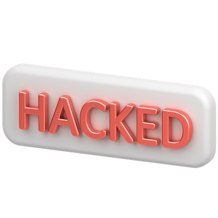 Hacked  3D Icon