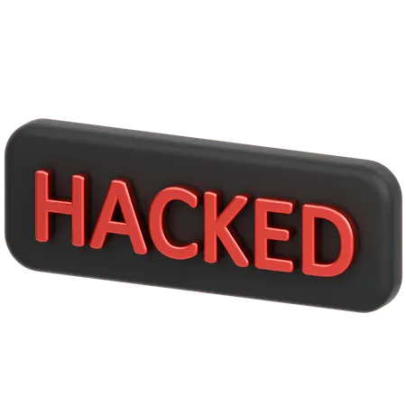 Hacked  3D Icon