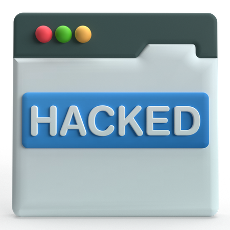 Hacked  3D Icon