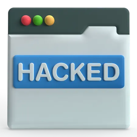 Hacked  3D Icon