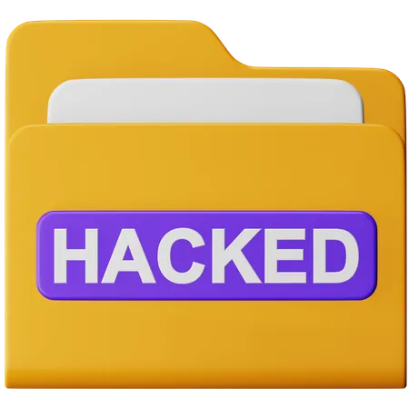 Hacked File  3D Icon