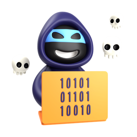 Hacker  3D Icon