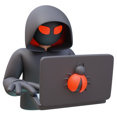 Hacker  3D Icon