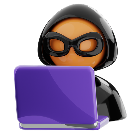 Hacker  3D Icon