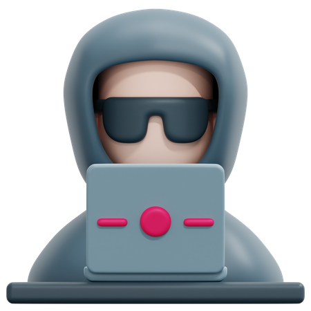 Hacker  3D Icon