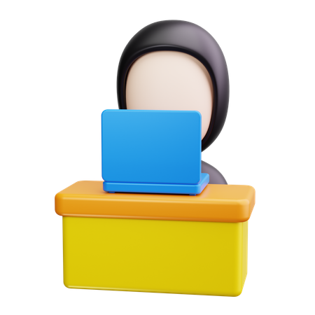 Hacker  3D Icon