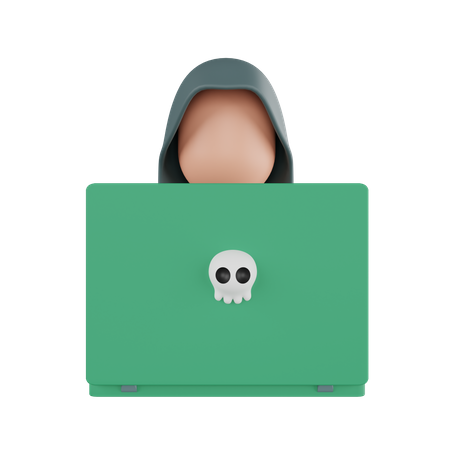 Hacker  3D Icon