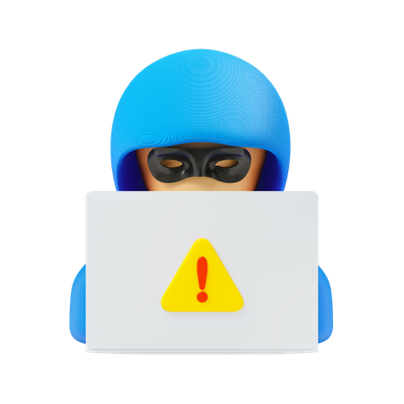 Hacker  3D Icon