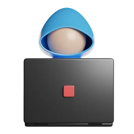 Hacker  3D Icon