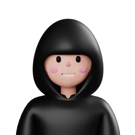 Hacker  3D Icon