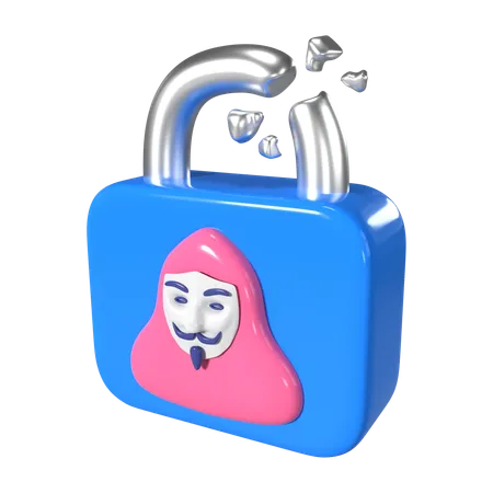 Hacker  3D Icon