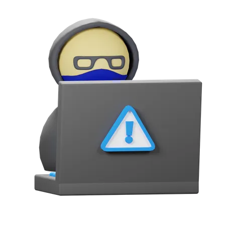 Hacker  3D Icon