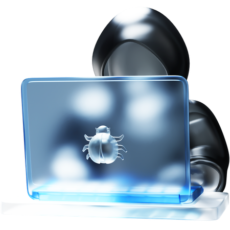 Hacker  3D Icon