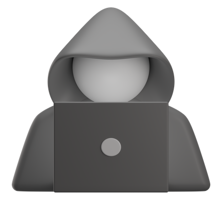 Hacker  3D Icon
