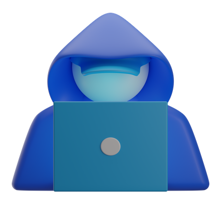 Hacker  3D Icon