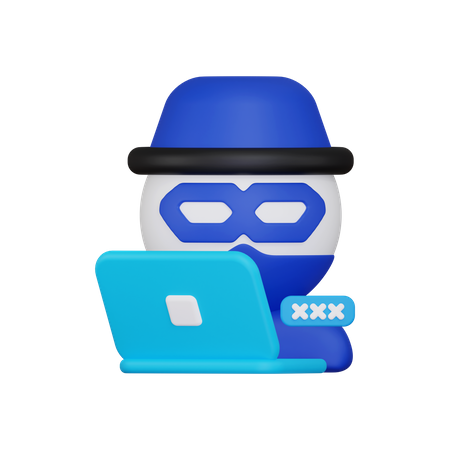 Hacker  3D Icon
