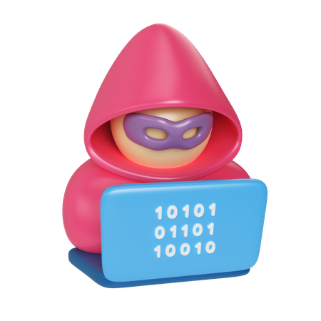 Hacker  3D Icon