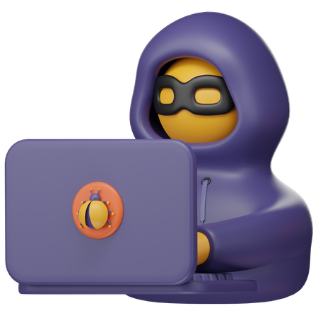Hacker 3D Icon