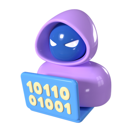 Hacker  3D Icon