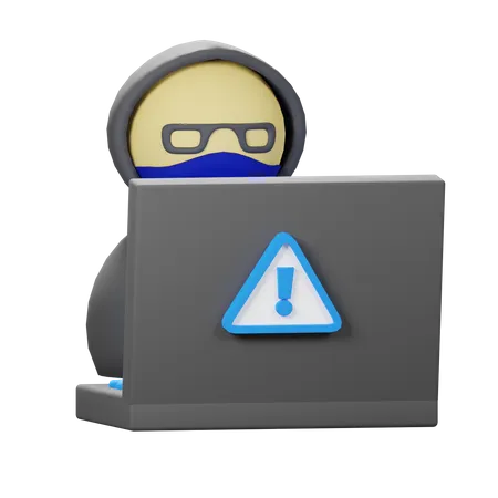 Hacker 3D Icon