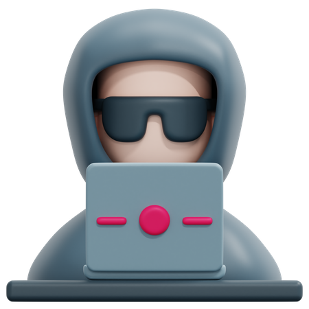 Hacker 3D Icon