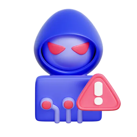 Hacker Access 3D Icon