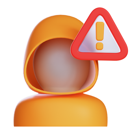 Hacker Alert  3D Icon