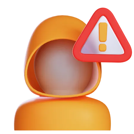 Hacker Alert  3D Icon