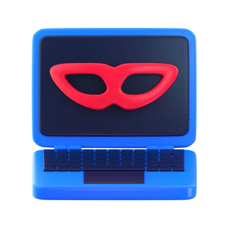 Hacker cibernético  3D Icon