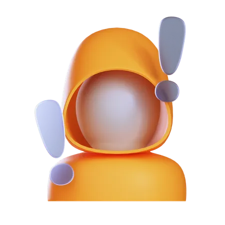 Hacker Hacking  3D Icon