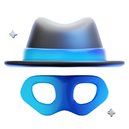 Hacker Mask  3D Icon