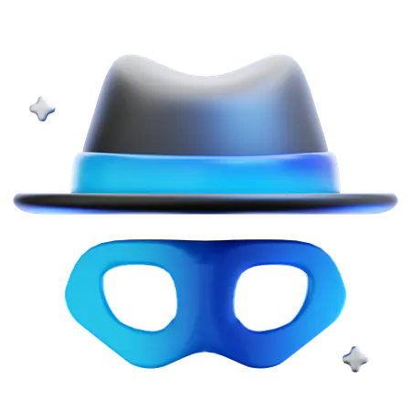 Hacker Mask  3D Icon