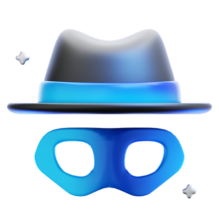 Hacker Mask  3D Icon