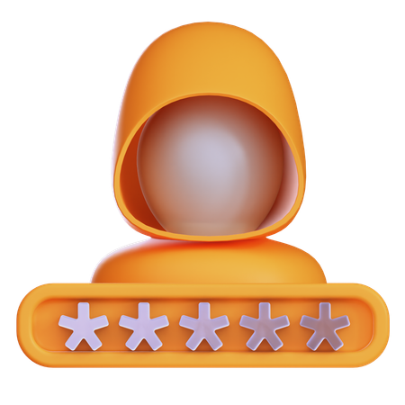 Hacking Password  3D Icon