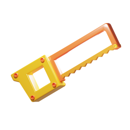 Hacksaw  3D Illustration